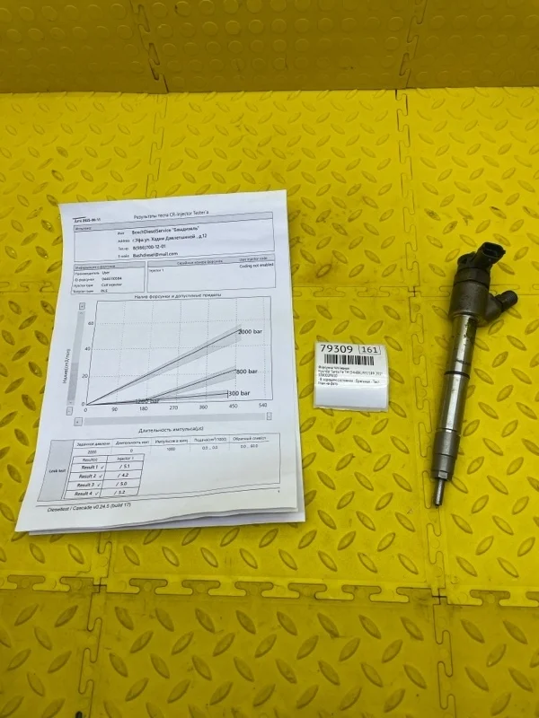 Форсунка топливная Hyundai Santa Fe 2019 338002F610 TM D4HBKU932189