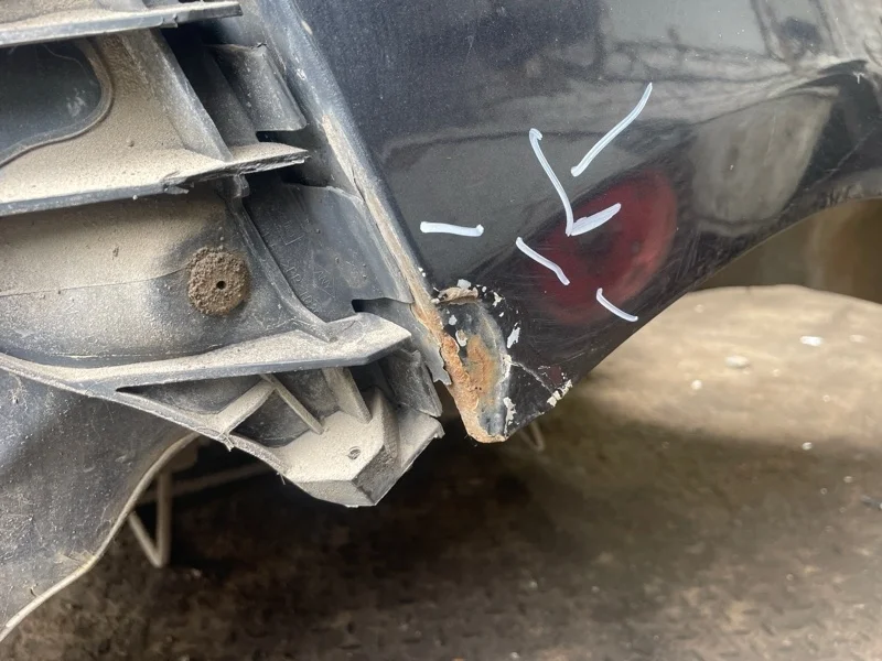 Крыло Renault Sandero 2011 6001550847 1.4 K7J710, заднее правое