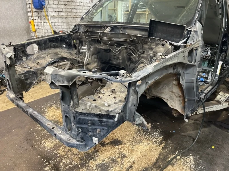 Лонжерон Toyota Land Cruiser 2008 537026A280 J200 1VDF 4.5 AT, передний левый