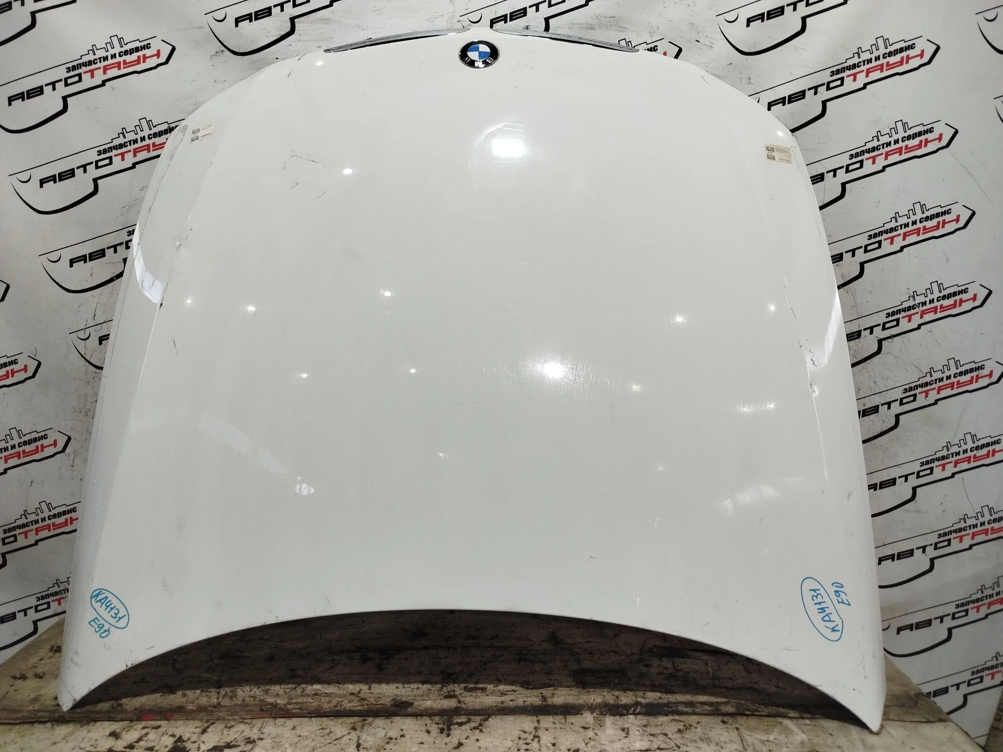 КАПОТ BMW 3-SERIES E90 E91 41617140729 1 МОДЕЛЬ белый KA4131
