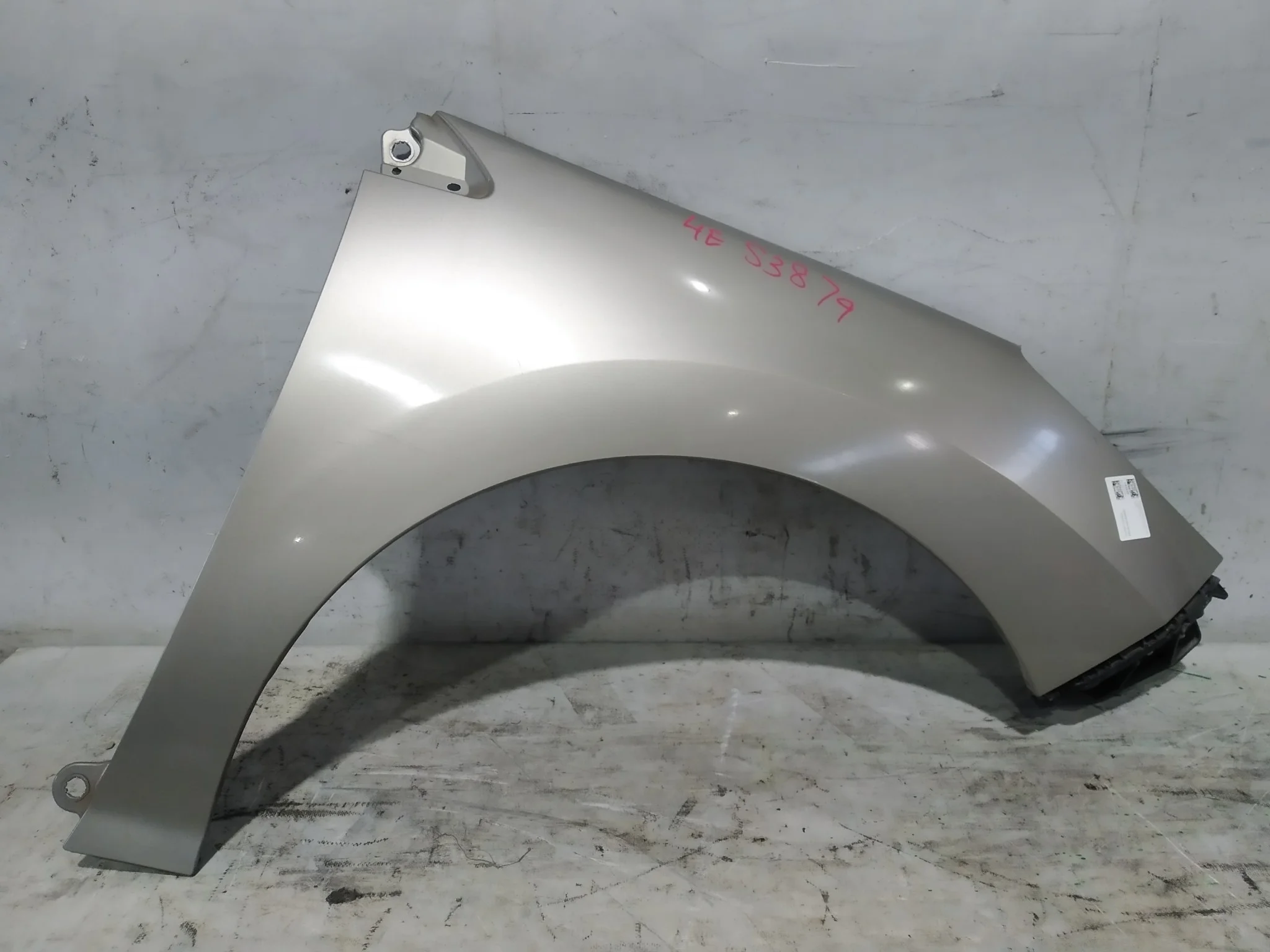 КРЫЛО PEUGEOT 308 408 4A 4E T7 7841Y1 ПЕРЕДНЕЕ ПРАВОЕ серый, EVG S3879