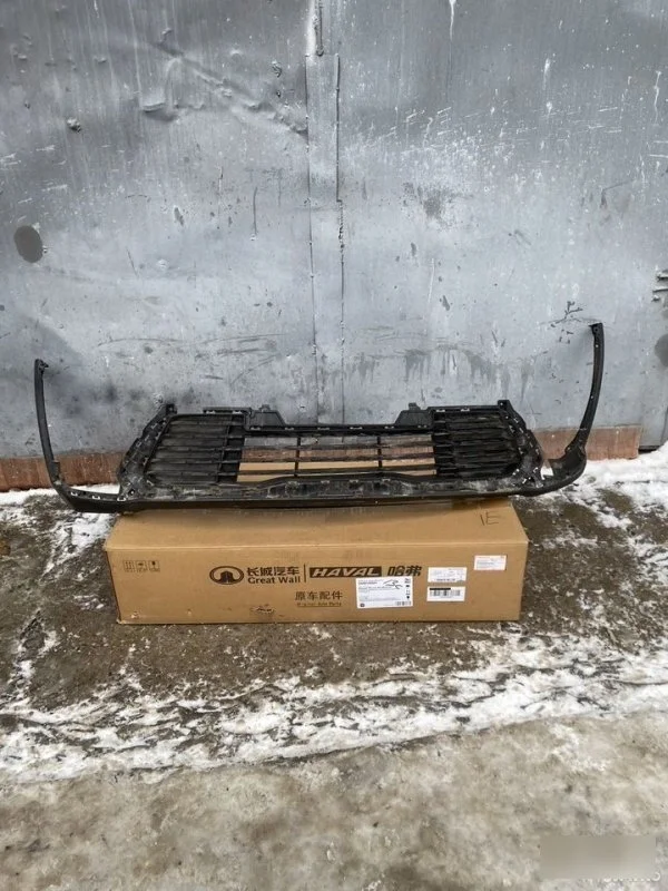 Спойлер бампера Kia Rio 4 X-Line рест