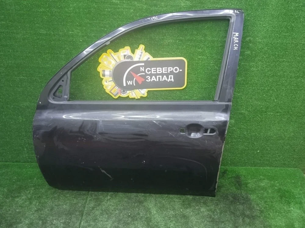 Дверь Nissan Micra 2006 80101AX130 K12 CR12DE, передняя левая