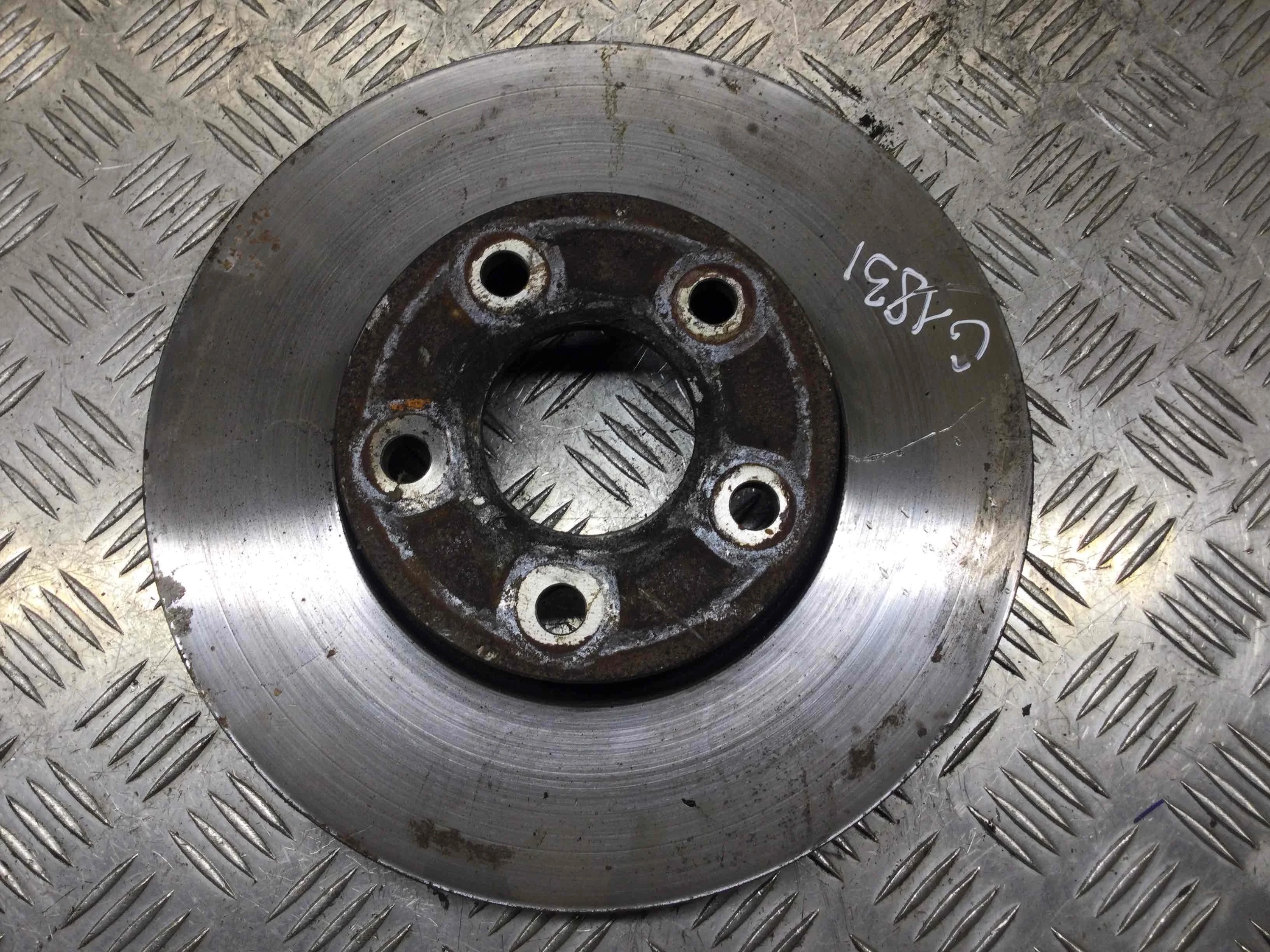 Диск тормозной передний Ford Focus 2 поколение (2005-2008) бензин 1.6 i Механика Универсал