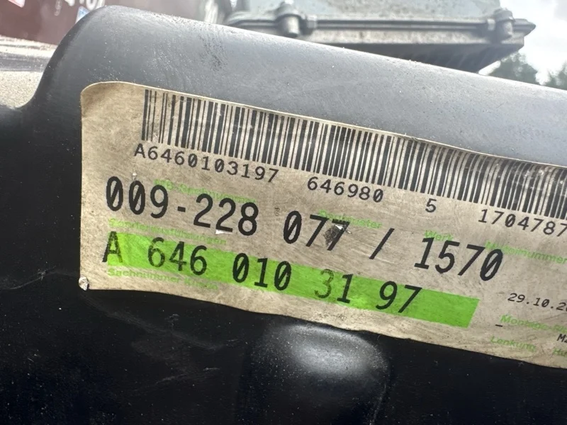 Двигатель Mercedes V-Class W639 2.2CDI 646980