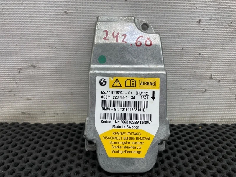 Блок Air Bag Bmw 5-Series 2006 65779118931 E60 N52B25A 2.5