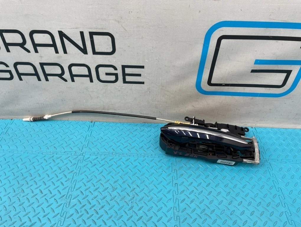 Ручка двери наружная Bmw 5-Series 2012 51217187227 F10 N20B20B 2.0, задняя левая
