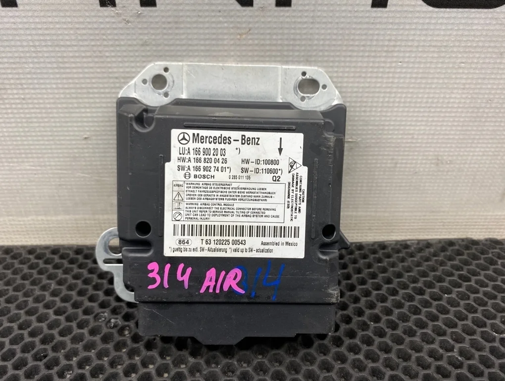 Блок Air Bag Mercedes-Benz Ml-Class 2012 A1669002003 W166 276.955 3.5
