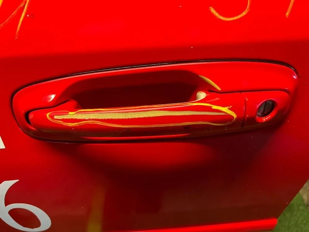 Ручка двери наружная левая Chevrolet Lacetti