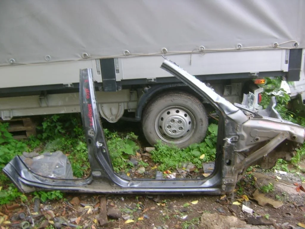 Порог со стойкой правый Mitsubishi Outlander (CU)
