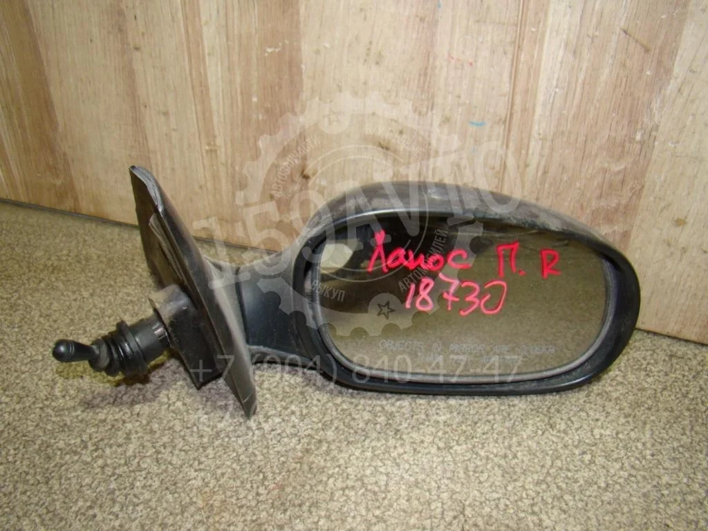 Зеркало правое механическое Chevrolet Lanos T100