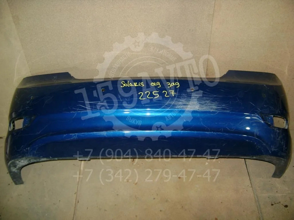 Бампер задний Hyundai Solaris 1