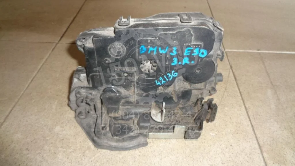 Замок двери задней правой BMW 3-Series E90, E91, E92, E93