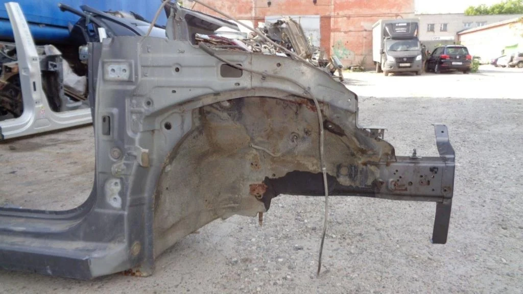 Лонжерон передний правый Hyundai Solaris 2011