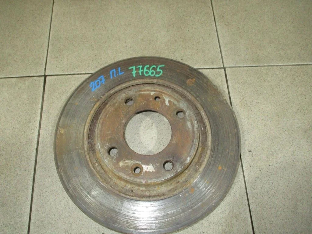 Диск тормозной передний вентилируемый Peugeot 207 2008