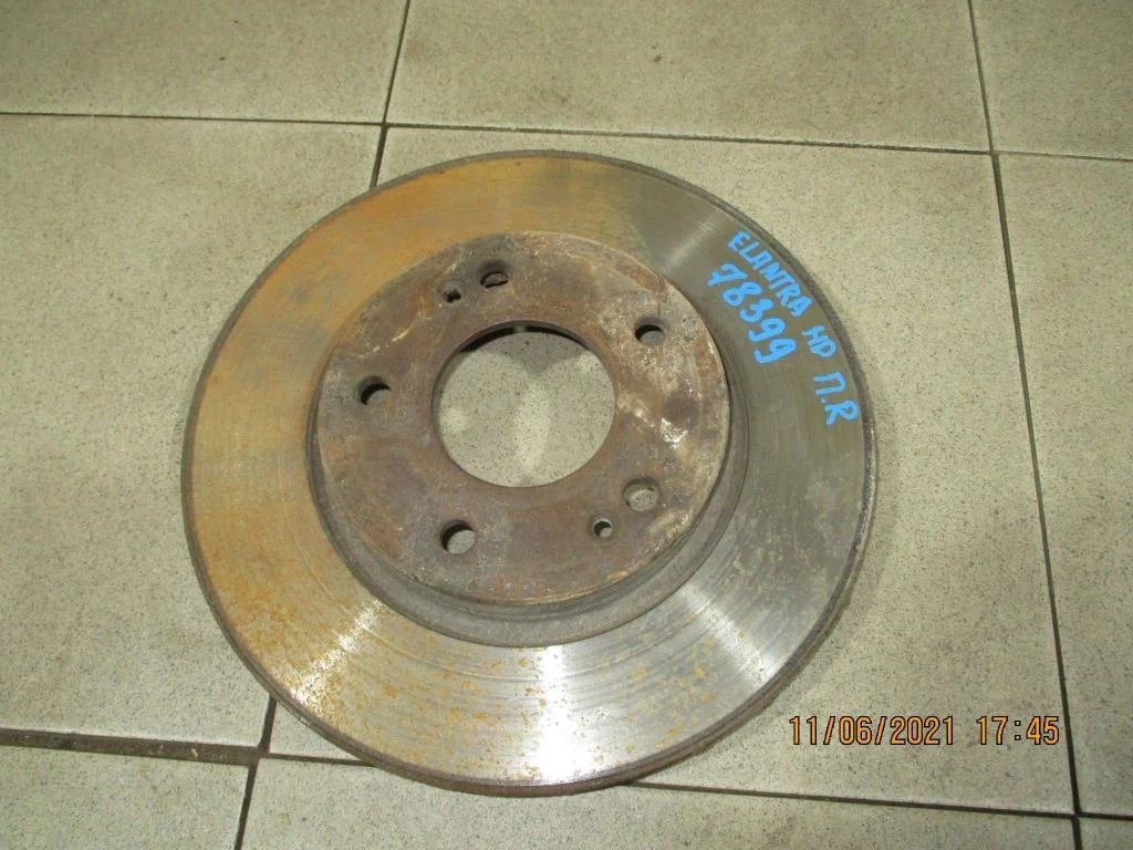 Диск тормозной передний вентилируемый Hyundai Elantra 2008 HD