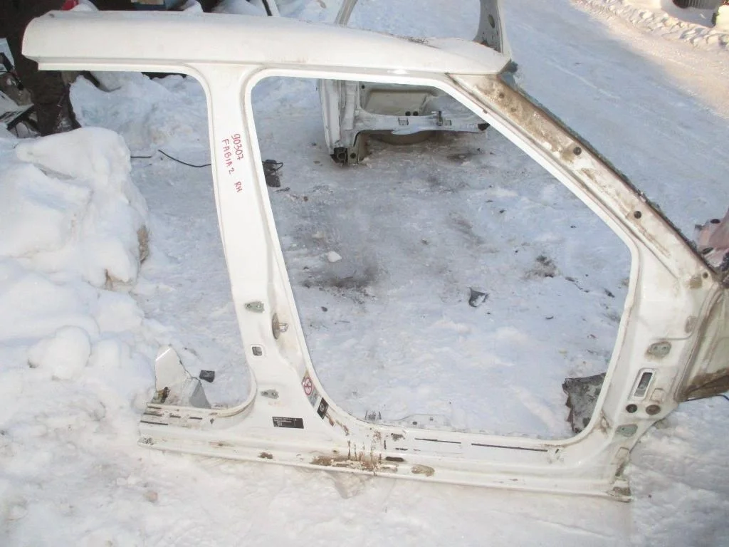 Порог со стойкой правый Skoda Fabia 2 2007 (5J)