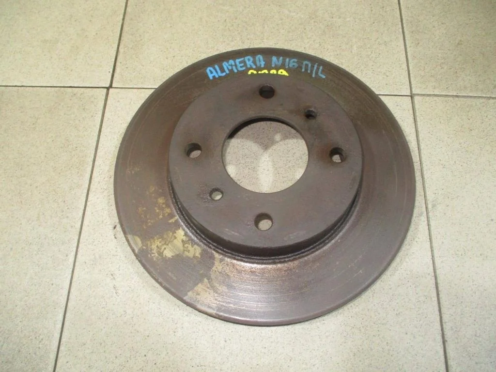 Диск тормозной передний вентилируемый Nissan Almera 2005 N16