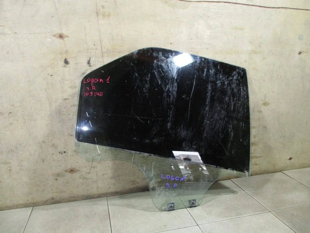 Стекло двери задней правой Renault Logan 1 L90