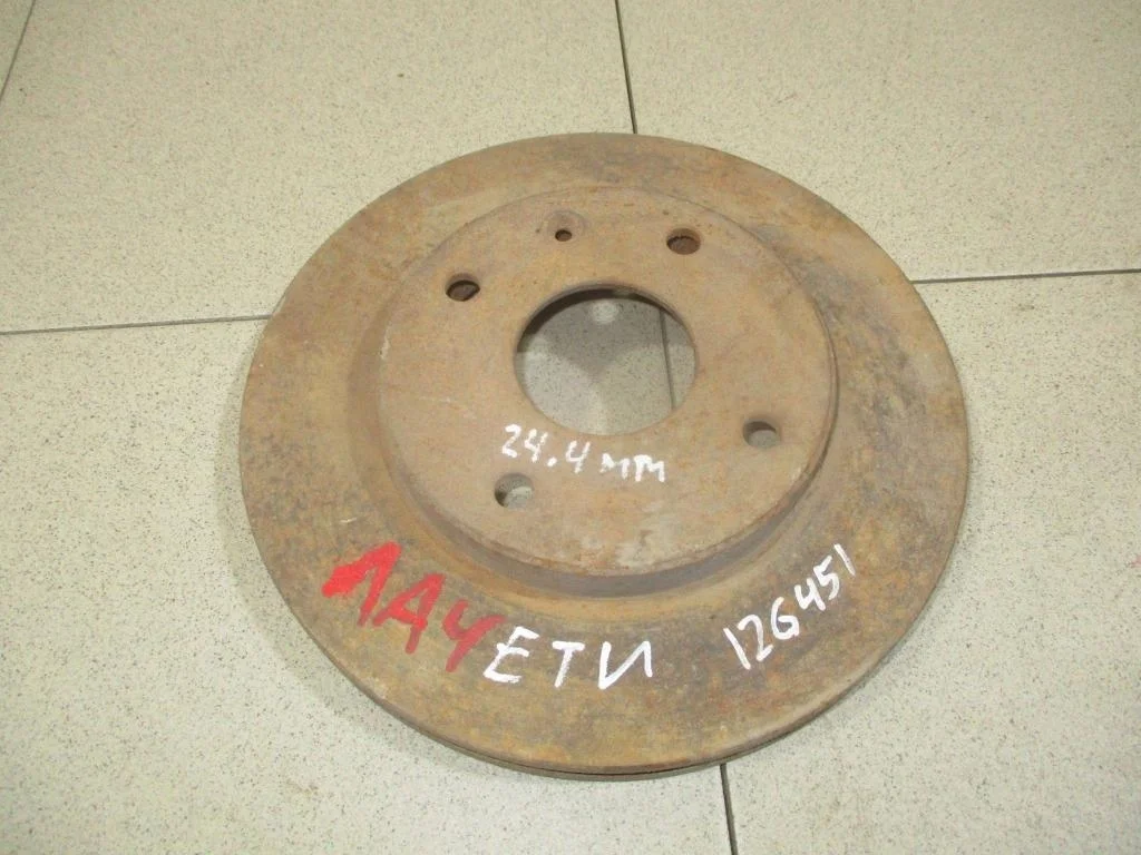 Диск тормозной передний вентилируемый Chevrolet Lacetti J200