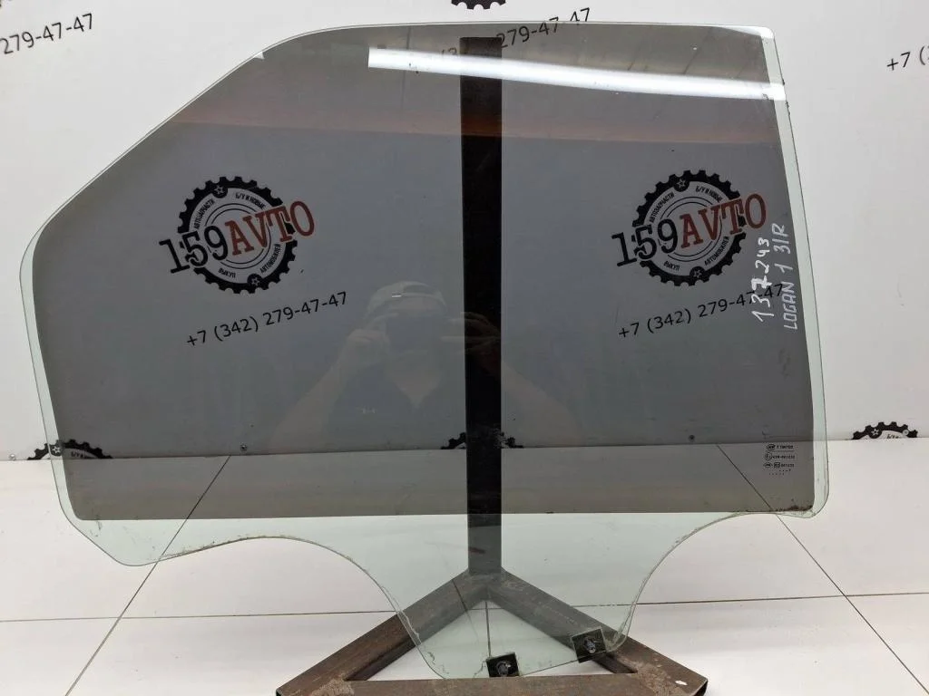 Стекло двери задней правой Renault Logan 1 2007 L90