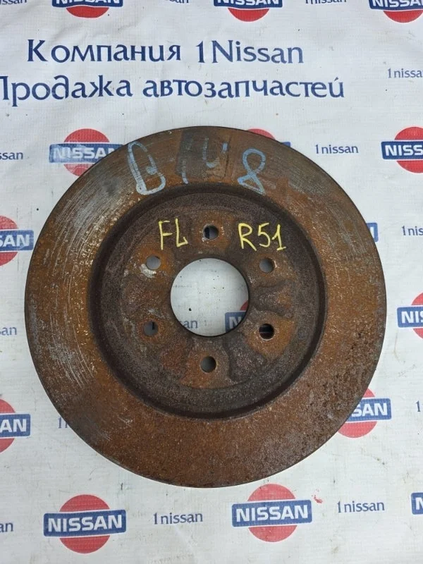 Диск тормозной Nissan Pathfinder 2006 40206EB320 R51 YD25, передний правый