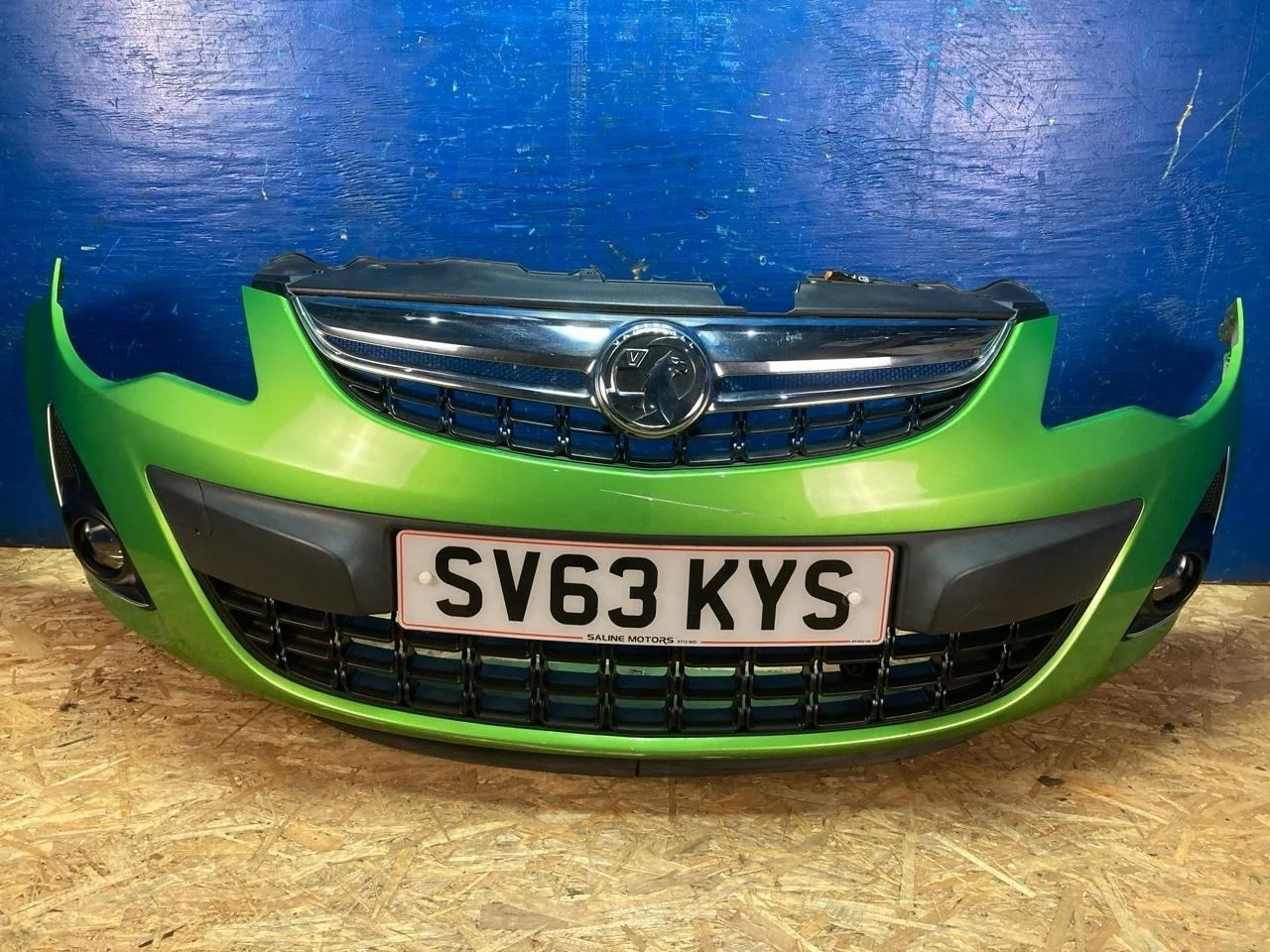 Бампер Opel Corsa D 2010-2015 13285996, передний