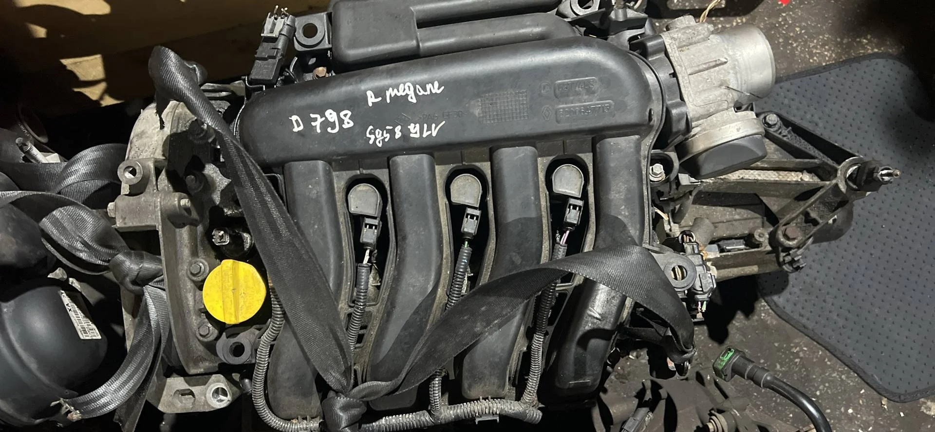 Двигатель K4M812 Renault Megane 2 1.6 Бензин