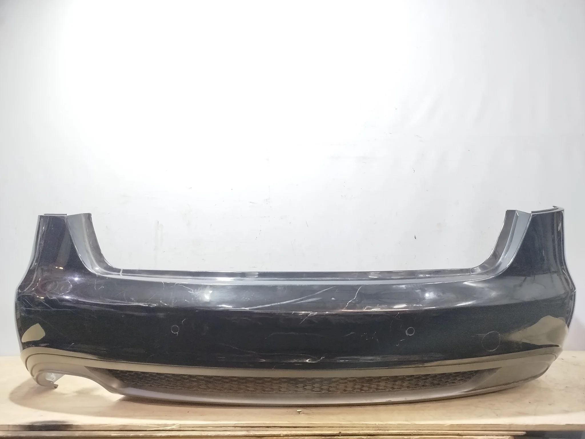 БАМПЕР AUDI A4 S4 8K2 B8 8K5807303C SEDAN S-LINE 1 МОДЕЛЬ ЗАДНИЙ черный, LZ9Y XE307