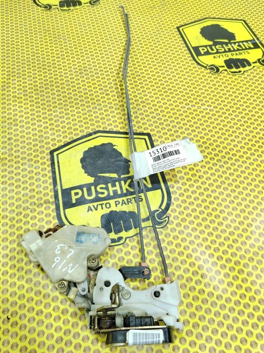 Замок двери Nissan Almera 2004 82503BM760 N16E QG15DE, задний левый