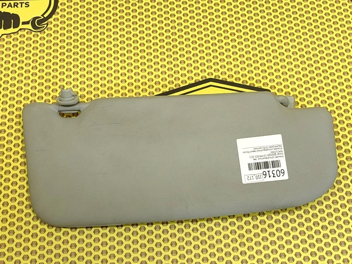 Козырек солнцезащитный Nissan Qashqai 2011 96401JD000 J10 MR20DE, левый