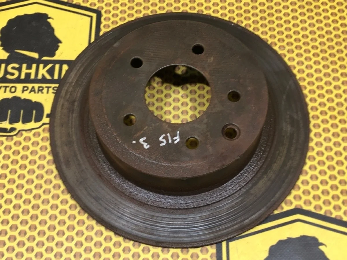Диск тормозной Nissan Juke 2013 43206JD00A F15 HR16DE, задний правый