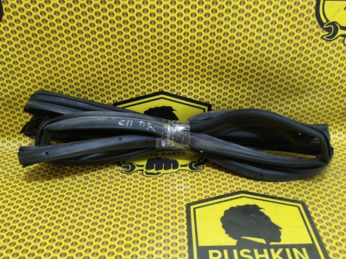 Уплотнитель на дверь Nissan Tiida 2008 80830ED500 C11 HR16DE, передний правый