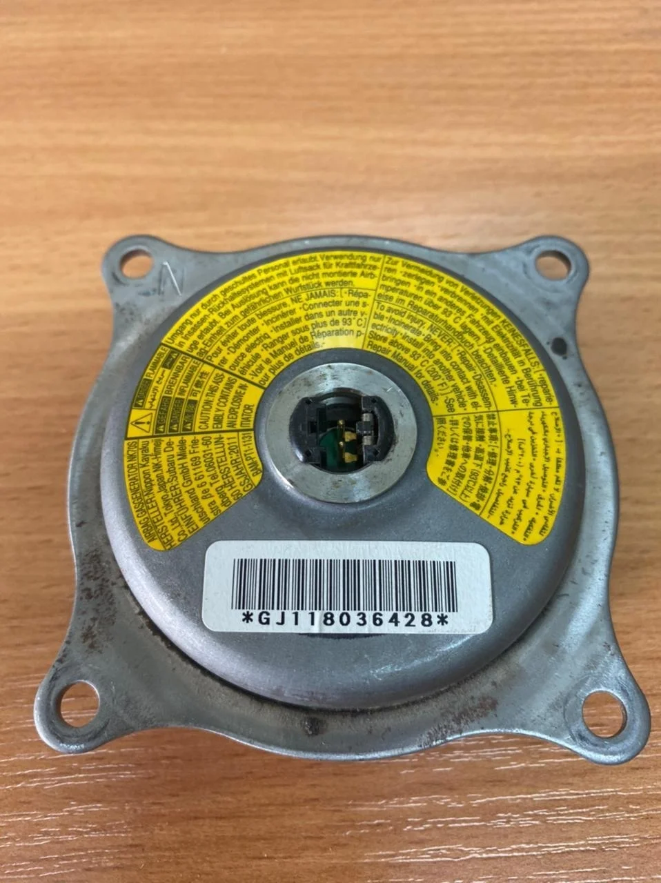 Б.у. подушка безопасности (патрон) водителя SUBARU FORESTER S12 SUBARU FORESTER S12