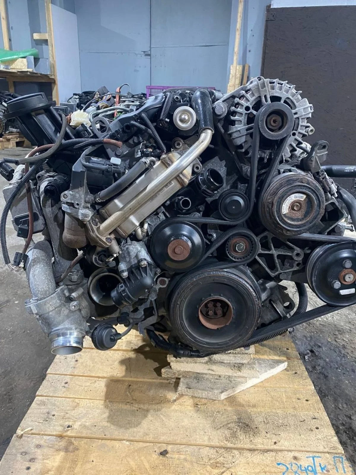 Двигатель BMW N57D30A 3.0d N57D30B 4.0d