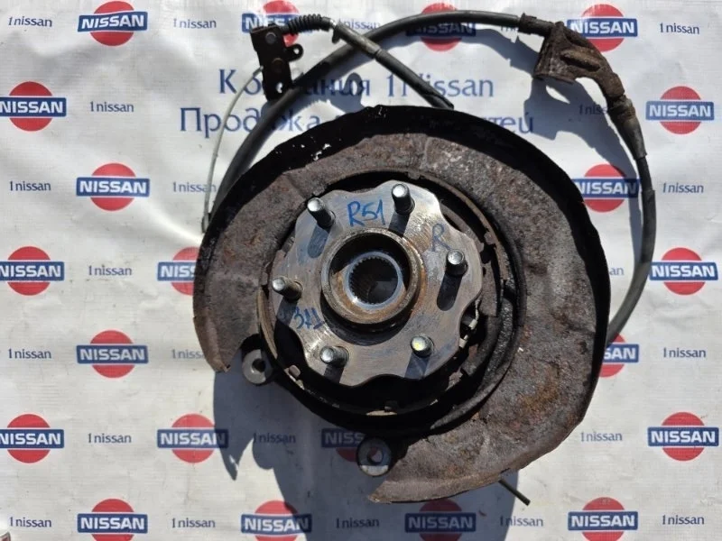 Кулак поворотный Nissan Pathfinder 2006 43018EB300 R51 YD25, задний правый