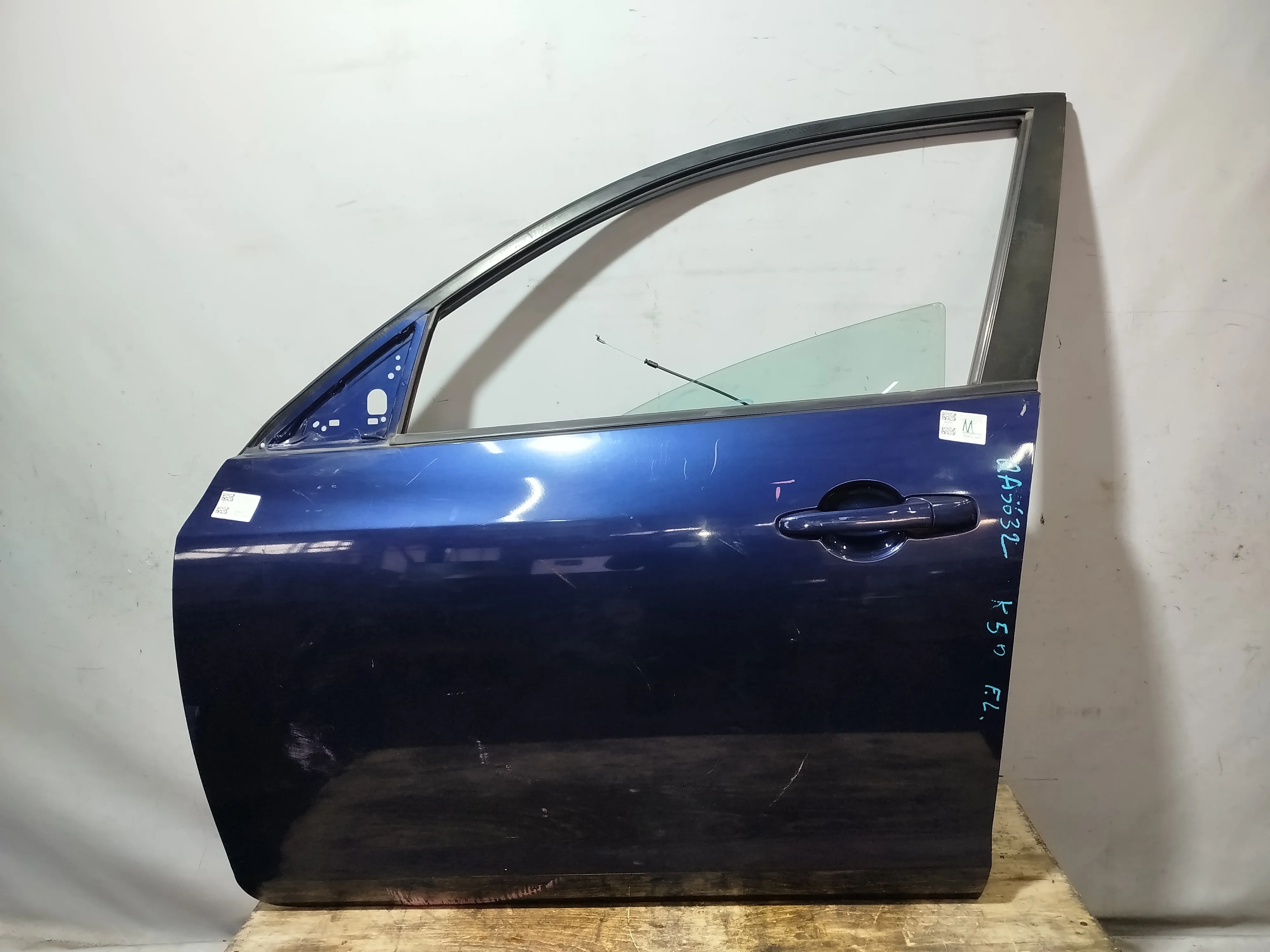 ДВЕРЬ MAZDA AXELA MAZDA3 BK BK3P BK5P BKEP BPYK5902XA ПЕРЕДНЯЯ ЛЕВАЯ HATCHBACK синий, 25E QA5632
