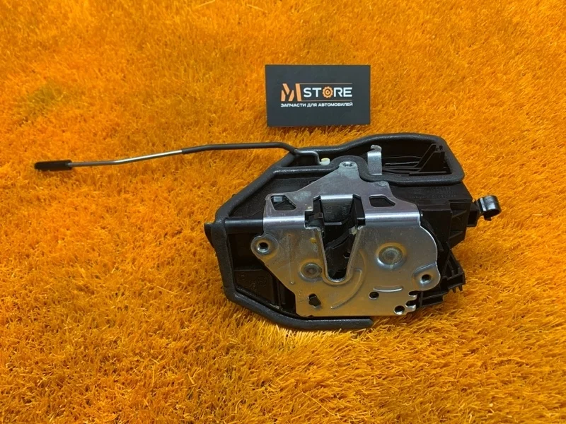 Замок двери Bmw X6 2014 7318423 E71 N55B30A, передний левый