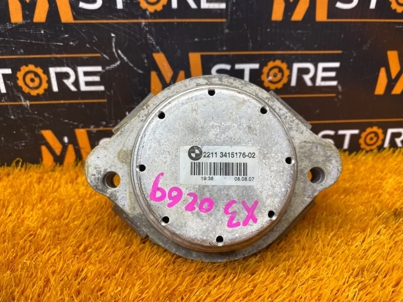 Подушка двигателя Bmw X3 2007 22113415176 E83 N52B25A, левая