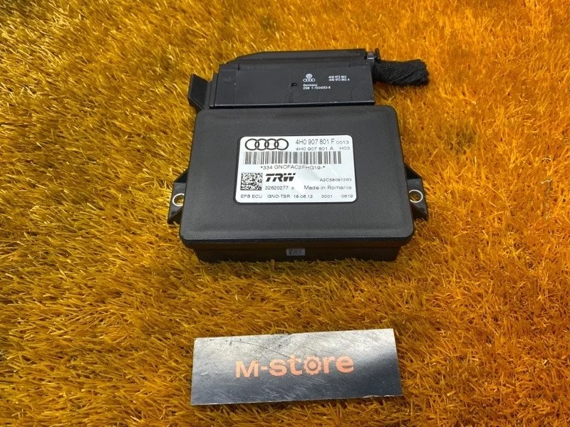Блок управления стояночным тормозом Audi A6 2012 4H0907801F C7/4G CHJ