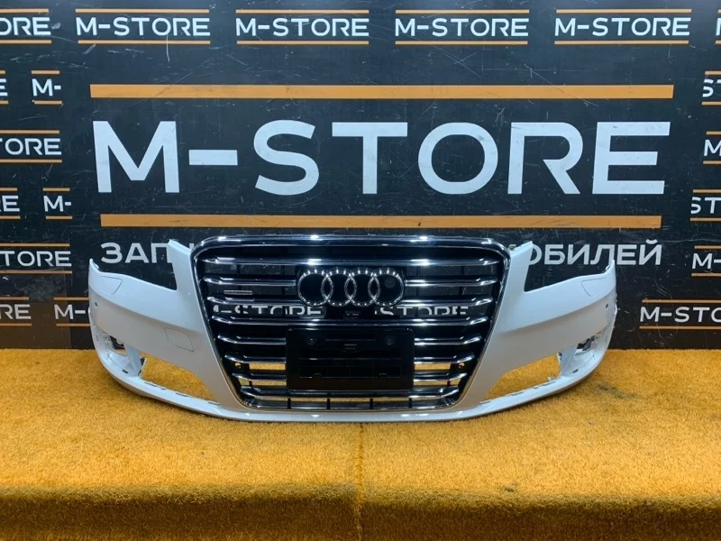 Бампер Audi A8 2013 4H0807437 4H/D4 CEUA, передний