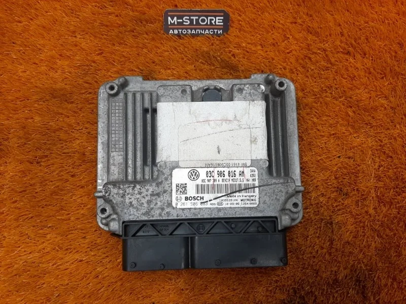 Блок управления двс Volkswagen Golf 2009-2013 03C906016AM 5K/MK6 CAX