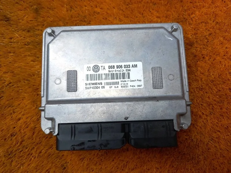 Блок управления двс Volkswagen Passat 2003-2005 06B906033AM B5/3B AZM