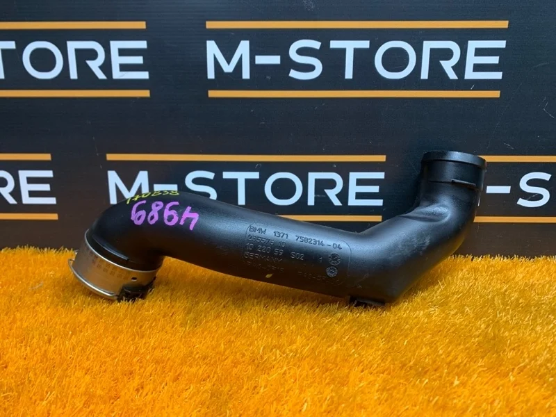 Патрубок интеркулера Bmw 7-Series 2009 13717582314 F01 N54B30A