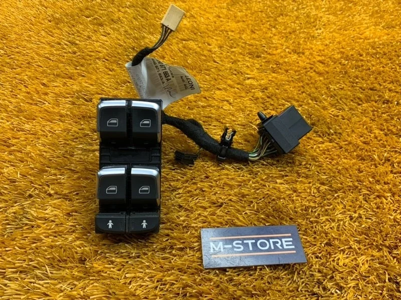 Блок управления стеклоподъемниками Audi A8 2010 4H0959851E 4H/D4 CDRA, передний левый