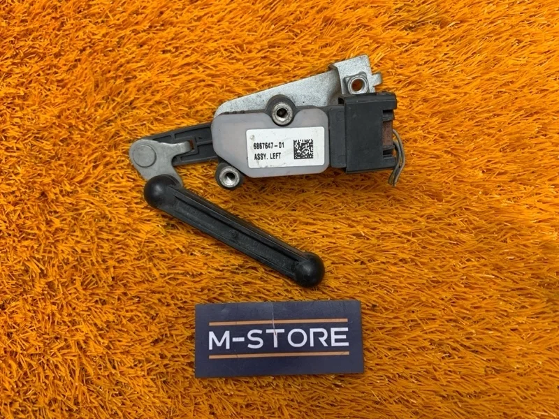 Датчик высоты дорожного просвета Bmw X5 2014 6867646 F15 N55B30A, передний