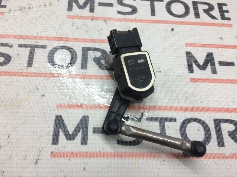 Датчик высоты дорожного просвета Bmw X5 2008 6778814 E70 N52B30A, передний