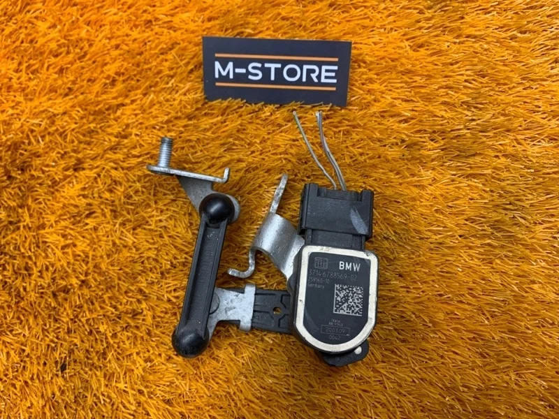 Датчик высоты дорожного просвета Bmw 7-Series 2009 37146788569 F01 N63B44A, передний левый