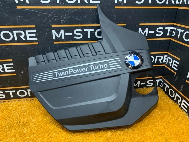 Крышка двигателя Bmw X5 2011 7607447 E70 N55B30A