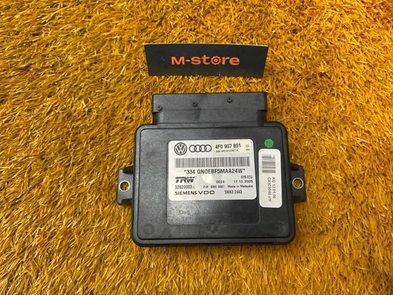 Блок управления стояночным тормозом Audi A6 2006 4F0907801A C6/4F BDW